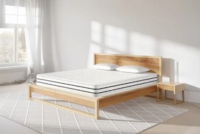 Матрак isleep, CoolComfort, 82x190x22, Среден към твърд, Eластична пяна, Мемори пяна