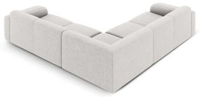 Светлосив ъглов диван (променлив/L форма) Molino – Micadoni Home