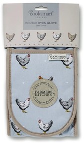 Двойни памучни кухненски ръкавици Фермери Farmers Kitchen - Cooksmart ®