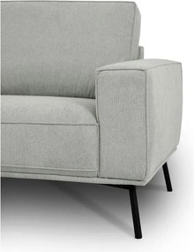 Светлосив шенилов ъглов диван (ляв ъгъл/L форма) Amsterdam – Scandic