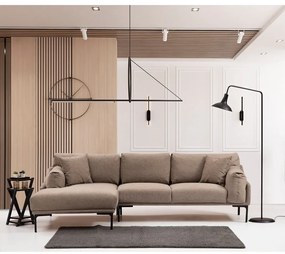 Бежов ъглов диван , ляв ъгъл Leo - Artie