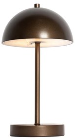 Външна настолна лампа гъба тъмен бронз акумулаторна - Keira