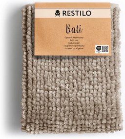 Бежов килим за баня 70x120 cm Bati – Restilo