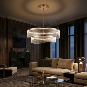 ВИСЯЩА ТАВАННА ЛАМПА G146-2CP GOLD