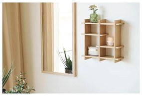 На няколко нива стенен рафт от декор от дъб в естествен цвят 40 cm Olsberg – House Nordic