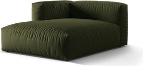 Зелен модул за диван (ляв ъгъл) Martina – Micadoni Home