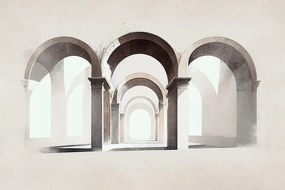 Картина на платно – Магията на рустикални арки