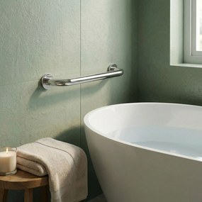 Прав дръжка за баня Chrome 40cm