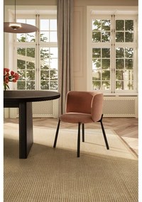 Прасковени тапицирани трапезни столове в комплект 2 бр. Ginny – MOME