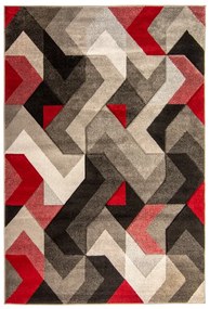 Червен и сив килим , 160 x 230 cm Aurora - Flair Rugs