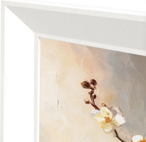 Печатна картина с включена рамка 56x75 cm White Orchid – Styler