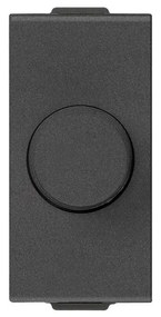 VIMAR 09153.CM Димер с потенциометър за лампа с нажежаема жичка 230V 100-500W, Карбон мат1M  NEVE UP