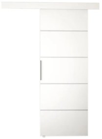 Плъзгащи врати DOLANO III + Безшумно затваряне, 86,5x205, бяло