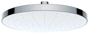 WENKO 24000100-душова глава с автоматично почистване 22,5x22,5 cm лъскав хром/бяла