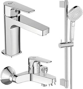 Душ система в комплект със смесител за вана/душ и смесител за умивалник ESLA, BC264AA