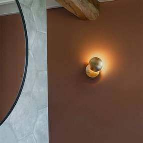 Интелигентна стенна лампа златиста с WiFi G9 - Sunrise