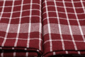 Комплект кърпи за миене (10 броя), цвят Бордо и бял