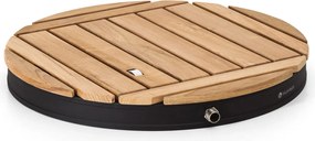 Blumfeldt Sumatra Teak Round, градински душ алуминий, тиково дърво, дръжки
