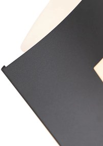 Външна стенна лампа антрацит IP44 Сензор за здрач - Emmerald