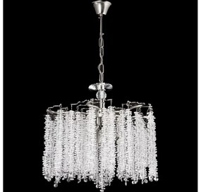 Пендел 6xE14/60W/230V Ø 46 см лъскав хром