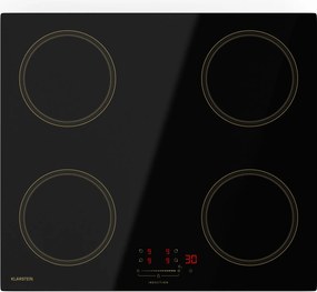 Klarstein Victoria индукционен плот, 60 см, 4 плочи, плъзгач, функция Boost