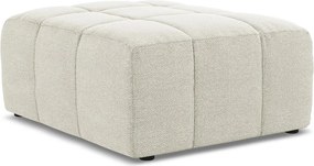 Бежова табуретка от прежда с примки от букле Aloha – Makamii