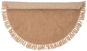 Вълнен кръгъл килим в естествен цвят ø 110 cm Lenea - Bloomingville