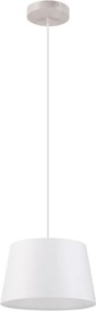 Пендант на кабел AIDA 1xE27/60W/230V Ø 25 см дъб/бял