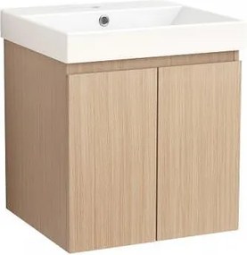 Конзолен PVC шкаф AMO-50 5157-50+УМИВ. 5953W-51CM, Inter Ceramic, 56х51х46см