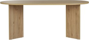 Трапезна маса от декор от дъб 89,5x180 cm Sablin – Kalune Design