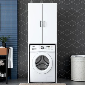 Шкаф за пералня KD110, цвят Бял