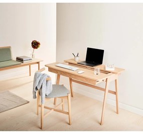 Работна маса с дъбов плот 110x55,5 cm Home - Hammel Furniture