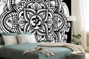 Тапет – Мандала на здравето в черно-бяло