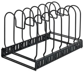 WENKO 53149100 - Държач за капаци и тигани 18x18 cm черен