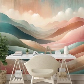 Самозалепващ тапет – Мечта за цветни планини