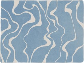 Синьо /кремаво одеяло 150x200 cm Felu – noo.ma