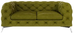 Зелен кадифен диван 185 cm Chelsea – Ropez