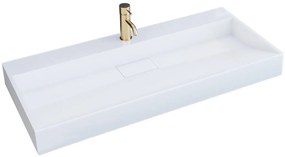 УМИВАЛНИК мраморен композит  Rea GOYA 100CM