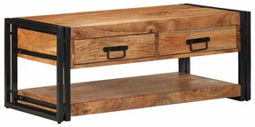 4016687 vidaXL масичка за кафе  90x50x38 cm масивна дървесина акация