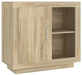 811829 vidaXL Бюфет, дъб сонома, 80x40x75 см, ПДЧ
