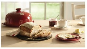 Червена керамична кръгла форма за печене на хляб , ⌀ 28,5 cm - Emile Henry