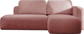 Ъглов диван Cozy-Розово-Десен