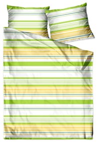 Памучно спално бельо Premium в зелено Размер: 160x200 cm | 2 x 70x80 cm