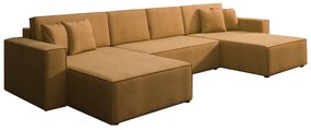 Разтегателен диван в П-образна форма BRATZ, 392x70x185, tokyo 01