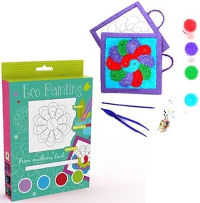 Eurekakids - Творчески комплект - Рисуване с еко бои, Мандала