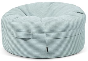 Пуф от рипсено кадифе в цвят мента Roll 105 – SLOWDOWN