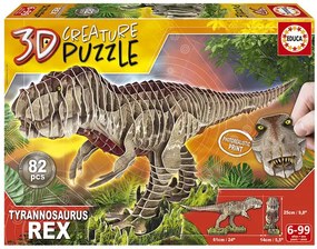 EDU19182 3D пъзел T-Rex