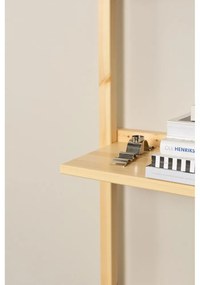 Стенна библиотека от масивен бор в естествен цвят 66x127 cm Groove – Karup Design