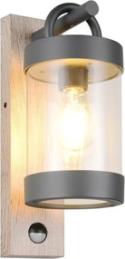 Стенно външно осветително тяло (височина 33 cm) Sambesi – Trio