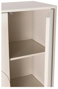 Кремаво шкафче 80x130x40 cm Solei – MOME